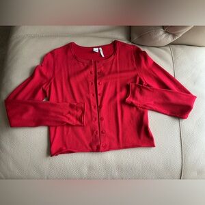 Twik Vibrant Red Knit Top
